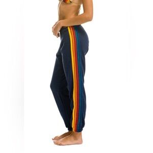 Aviator 5 stripe collection / navy blue